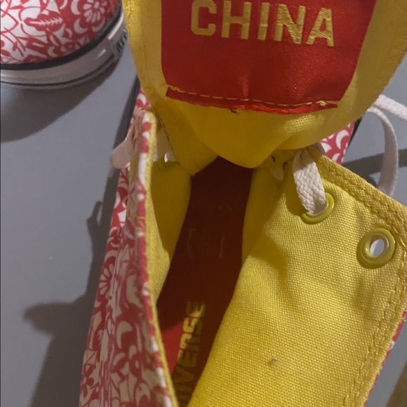 Rare Converse Chuck Taylor High Tops China Flag - Picture 13 of 13